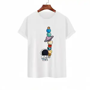 Men’s Galaxy Print Tee - Cosmic Space Graphic Crew Neck Short Sleeve Shirt, Drippy Summer Fit for Going Out, Casual Everyday Staple, Lightweight Cotton Blend