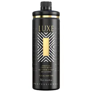 Luxe Professional 4-in-1 Hair Repair & Gloss Treatment | Salon-Grade Formula for Intense Shine (1 Liter)
