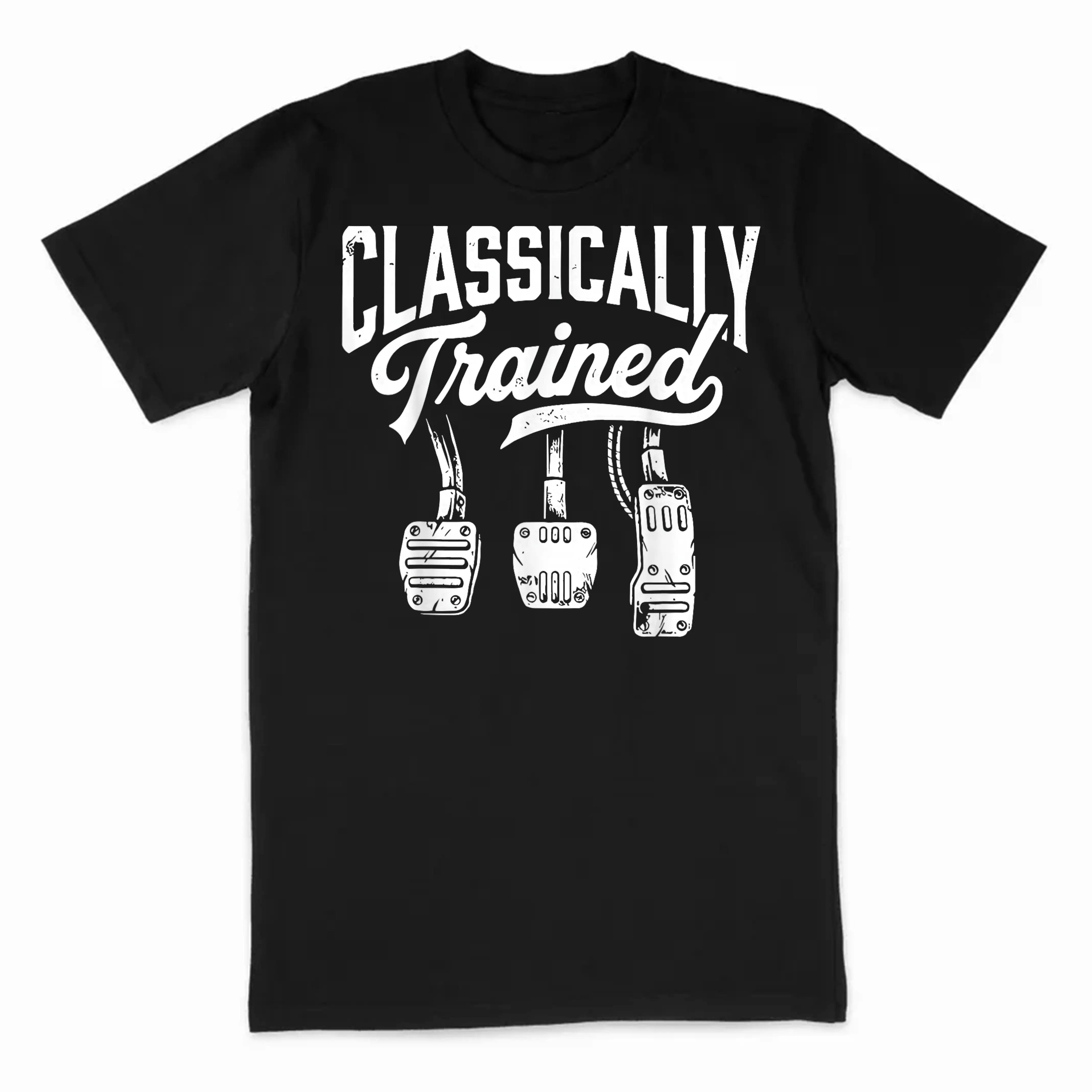 Classically Trained with Dimmer Manual Car Pedals Driving T-Shirt