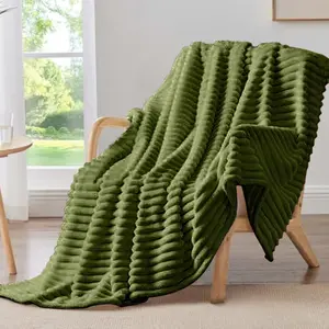 Cozy Throw Blanket for Couch or Bed Ultra Soft Fleece, Multiple Colors & Sizes All-Season Lightweight Blanket for Living Room, Bedroom, Travel, Gifts, Soft Breathable Blanket