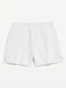 Old Navy Women's High-Waisted Bounce Fleece Shorts -- 5-inch inseam