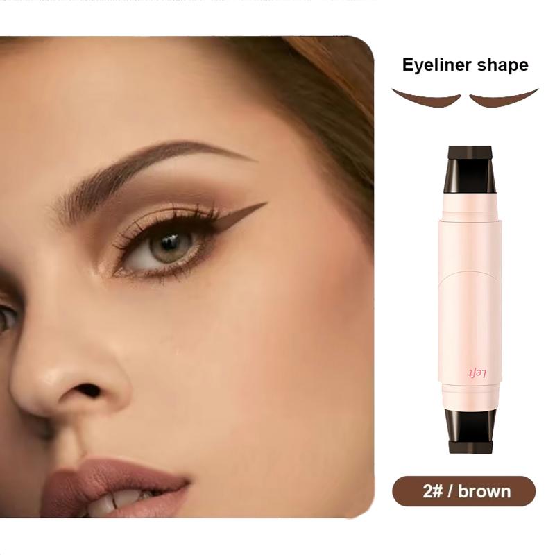 Eyeliner Pen Rotating Design, Instant Dry, Easy to Form, Long Lasting Waterproof Makeup Tool, Liquid Liner for Winged Eye Look