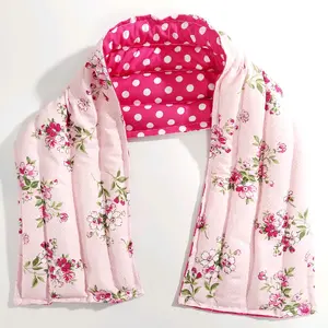 Therapeutic heating-cooling rice bag, heat pad, cold pack, rice bag, doula, massage therapy, heat therapy, spa, pain relief, Flowers, Polka Dots