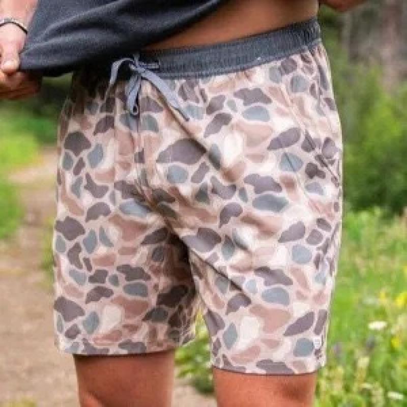 Summer men's cross-border new trend 3D digital camouflage printing loose beach pants foreign trade wholesale single order minimum