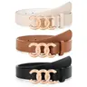 JASGOOD 3 Pack Women's Belts for Jeans Pants Fashion Waist Belts for Ladies Leather Belts