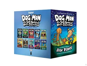 Dog Man Boxed - Dog Man: The Supa Buddies Mega Collection: From the Creator of Captain Underpants (Dog Man #1-10 Box Set), (Paperback)