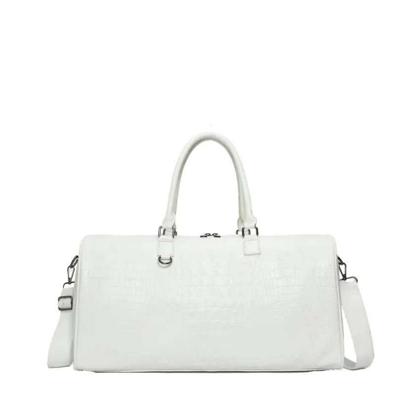 Crocodile Pattern White