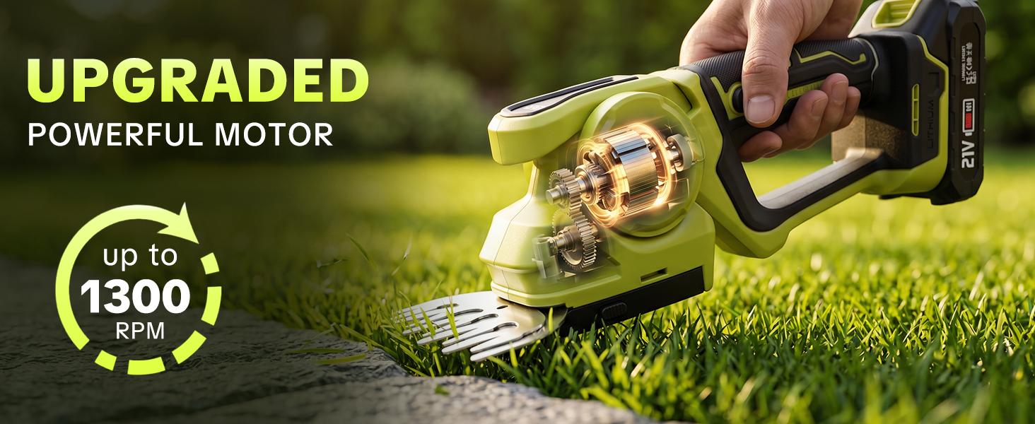 SEESE Cordless 2-in-1 Grass Shear & Shrub Trimmer, Handheld Electric Hedge Trimmer, 2*21V Batteries,Lightweight for Lawn Hedge Garden Yard Maintenance SEESE Cordless 2-in-1 Grass Shear & Shrub Trimmer, Handheld Electric Hedge Trimmer, 2*21V Batteries,Lightweight for Lawn Hedge Garden Yard Maintenance