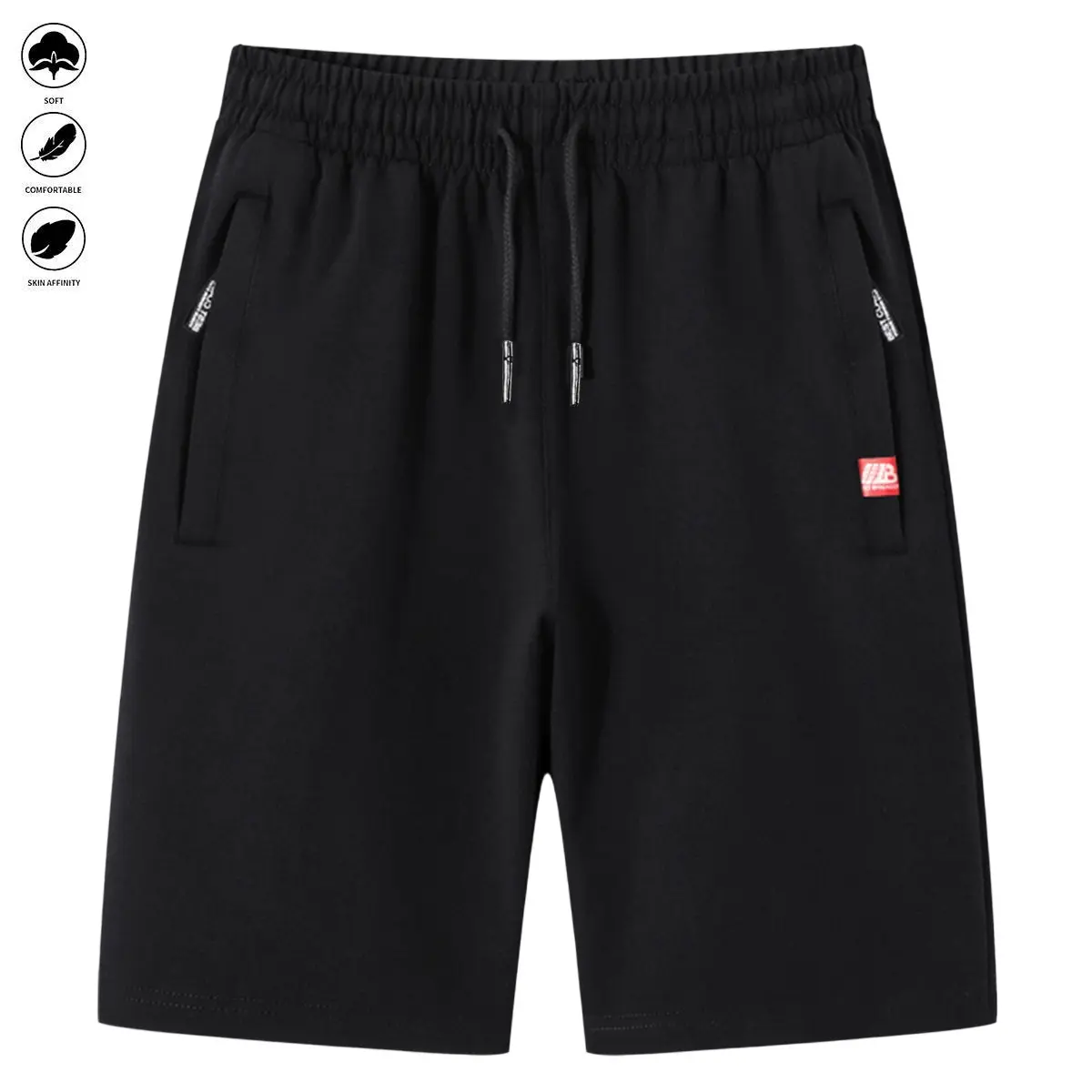 Men’s 3-piece casual athletic shorts set featuring zippered pockets and a drawstring waistband, made from soft, lightweight, breathable fabric, suitable for summer running, dates, and everyday wear,Joggers Pants,summerwins Men’s 3-piece casual athletic shorts set featuring zippered pockets and a drawstring waistband, made from soft, lightweight, breathable fabric, suitable for summer running, dates, and everyday wear,Joggers Pants,summerwins