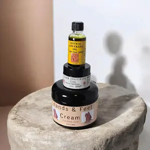 Hands and Feet Brightening Cream 8 oz Dark Knuckles Oil 1 oz Gel 1 oz Set of 3 for Dark Spot Treatment Natural Ingredients Daily Skin Repair Body Care Gentle Uneven Skin Tone Discoloration Radiance Restore Smooth