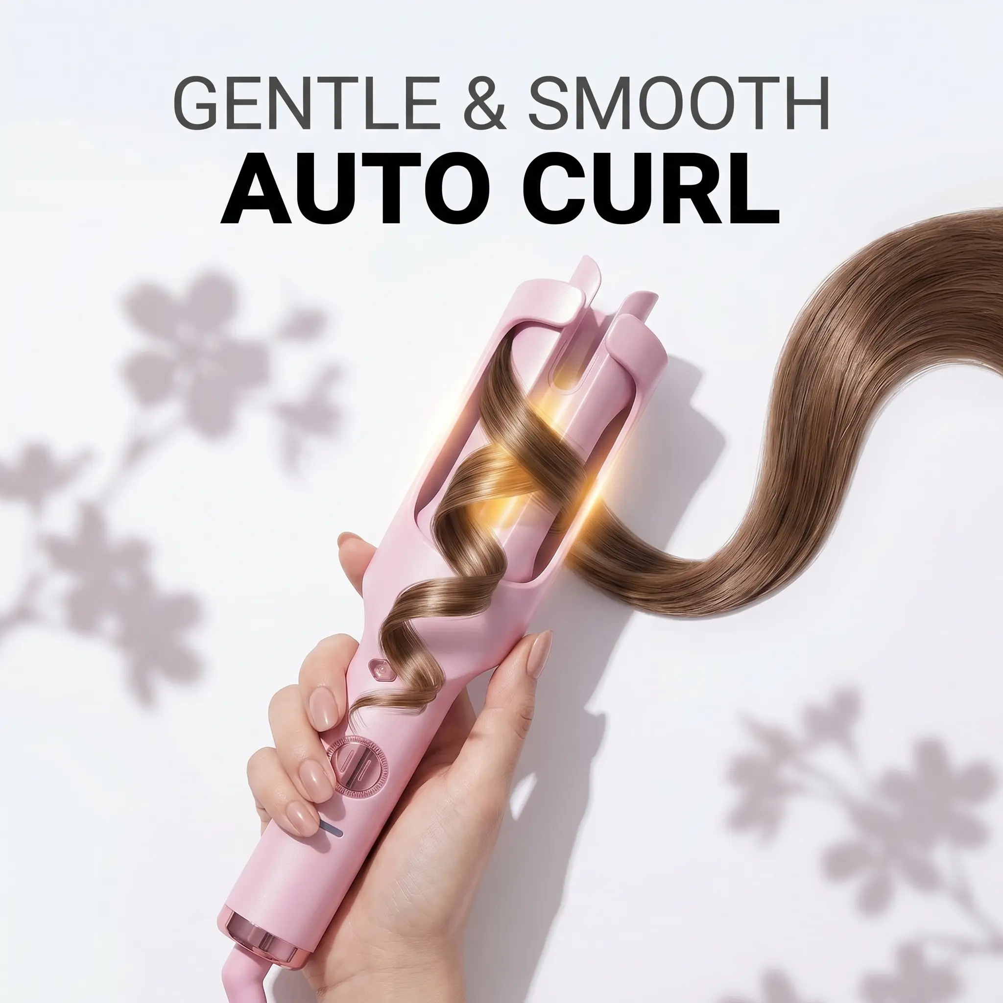Automatic Rotating Curling Iron 30mm Beach Waves Curler Cool Airflow Anti-Frizz Hair Waver Volumizing Egg Curling Wand Fast Heating No Heat Damage Styler TikTok Viral Summer Travel Essential Gift for Mom