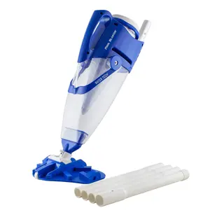 POOL BLASTER Centennial Rechargeable, Cordless Pool Vacuum - XL Capacity Handheld Pool Cleaner for Above Ground & In-Ground Pools for Leaves, Dirt and Sand & Silt - Battery-Powered Hoseless Design