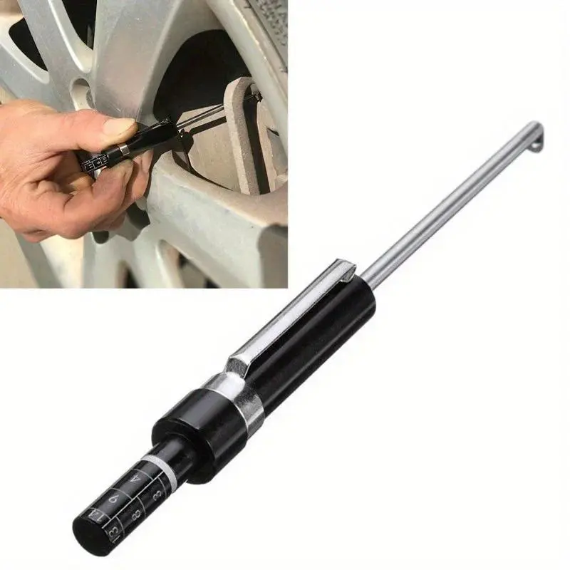 2pcs Non detachable brake pad testing pen measuring tool brake pad scale pen wear testing tool detection pen Automotive Repair Tools