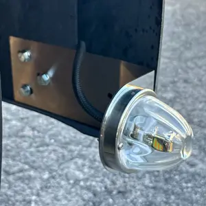 Stainless Steel Universal Bumper Light Bracket With 1 Watermelon Light Hole