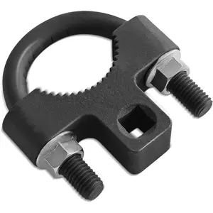 Inner Tie Rod Tool, High-Strength Cast Steel U-Wrench with 3/8" Drive, Universal Repair Kit for Mechanics, for Quick Dismantling & Installation Without Removing Outer Rod