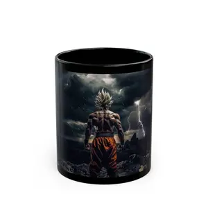 Mug Super Saiyan Goku design Dragon Ball Z fan gift Anime lover cup Coffee mug Tea cup Otaku gift Geek present Nerdy drinkware Ceramic Printed