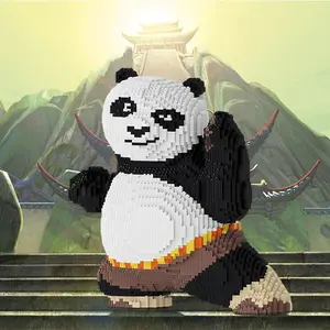 5696 Pieces Panda 3D Puzzle Blocks, Creative Room Decor and Gift for Any Occasion, Perfect for Birthdays and Holidays