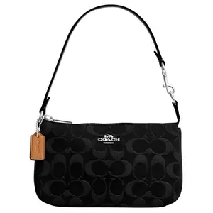 Coach Nolita 19 Monogram Cotton and Leather Shoulder Bag for Women