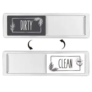 Dirty Clean Dishwasher Magnet Sign, Kitchen Organization Magnetic Sign, Magnetic Clean or Dirty Label for Easy Storage, Fridge Magnets