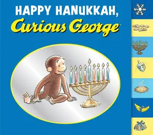 Happy Hanukkah, Curious George Tabbed Board Book: A Hanukkah Holiday Book for Kids (Curious George) by H. A. Rey||Margret Rey [Board book]
