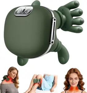 Shoulder and Neck Massager with Heat, 4D Bionic Heated Neck Massage with Fingers Simulates a Real Palm Massage for Pain Relief Deep Tissue, Relaxation Muscle Tension, Ideal Gift for Men Womenhead massager