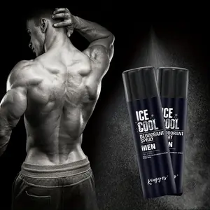 Men’s Sport Body Spray, Cooling Menthol Deodorant for Body Care, 5.07oz