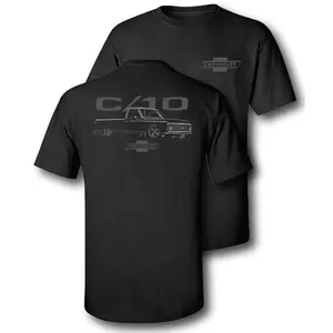 Chevrolet C/10 Vintage 2 Sides T-shirt Old School Chevy Shirt Classic Chevy Truck Shirt Casual Menswear Crewneck Made in USA Top Tshirt Cotton - Embroidered, Love Sweatshirt
