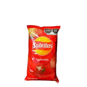Sabritas Adobadas 10 pack Normal Size Bags - Crispy & Crunchy Mexican Chips for Quick Snack Enjoyment