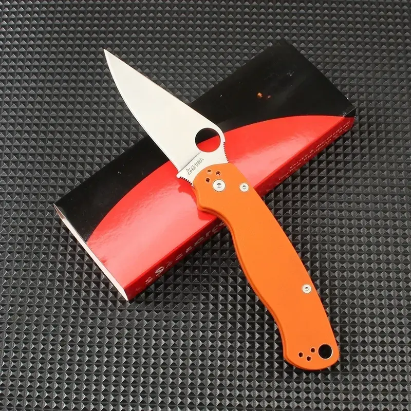 Desert C81 Folding Bearing Knife - D2 Steel Straight Edge Blade, G10 Balanced Grip Handle, Stainless Steel Build, 109g Pocket Size, Compact Secure Fold, Outdoor Survival EDC, Precision Camping Tool, Portable Multipurpose Knife, Survival Supplies