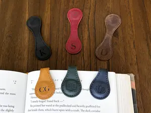 Personalized Leather Bookmark, Customized Magnetic Bookmark, Gifts For Book Lovers, Customized Gifts For Her and Him, Bookmarks Magnetic