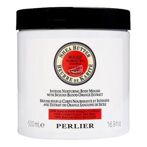 Perlier Supersize Shea Butter & Blood Orange Body Mousse Jar