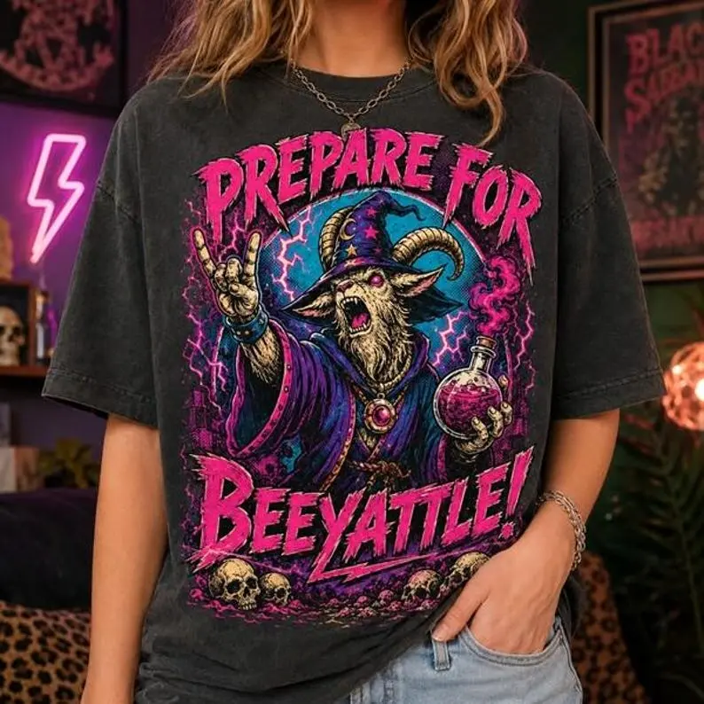 Retro 90s Prepare For Beeyatle Prepotente Comfort TShirt, Dungeon Crawler Carl T-Shirt, Princess Donut LitRPG Fan Tee, Fantasy Book Inspired Shirt, DCC Merch