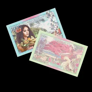 Reunion Island Reproduction Banknotes, Large Denomination Novelty Paper Money, Collectible Gift Prop Party Festival Decoration