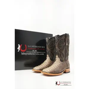 LA HERRADURA PITON CLON CAFE SOMBREADO SQUARE TOE