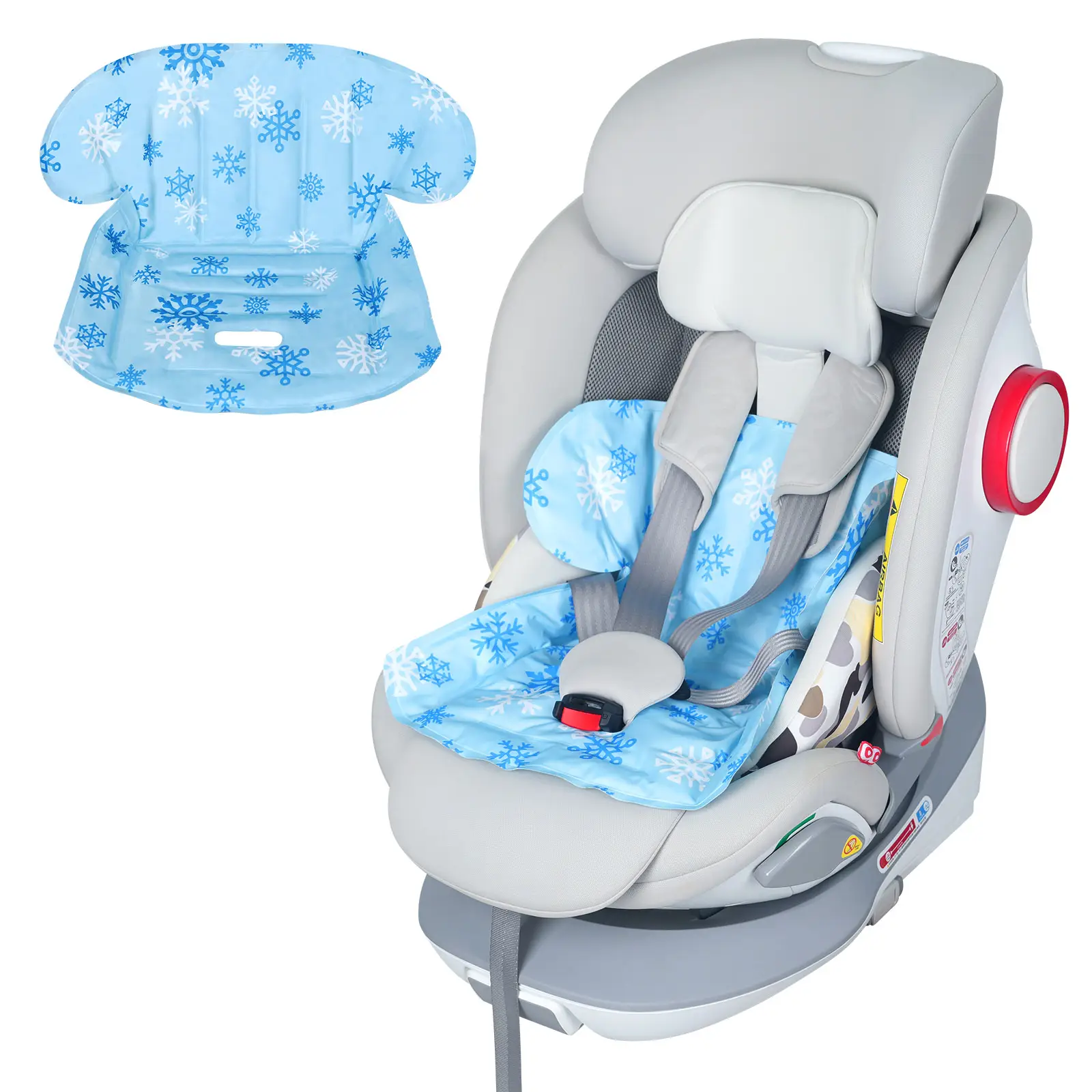 Orzbow Summer Gel Car Seat Cooling Pad for Baby, Toddler Cooling Mat for Car Seat and Strollers, Potty Training Car Seat Protector Cushion with Waterp