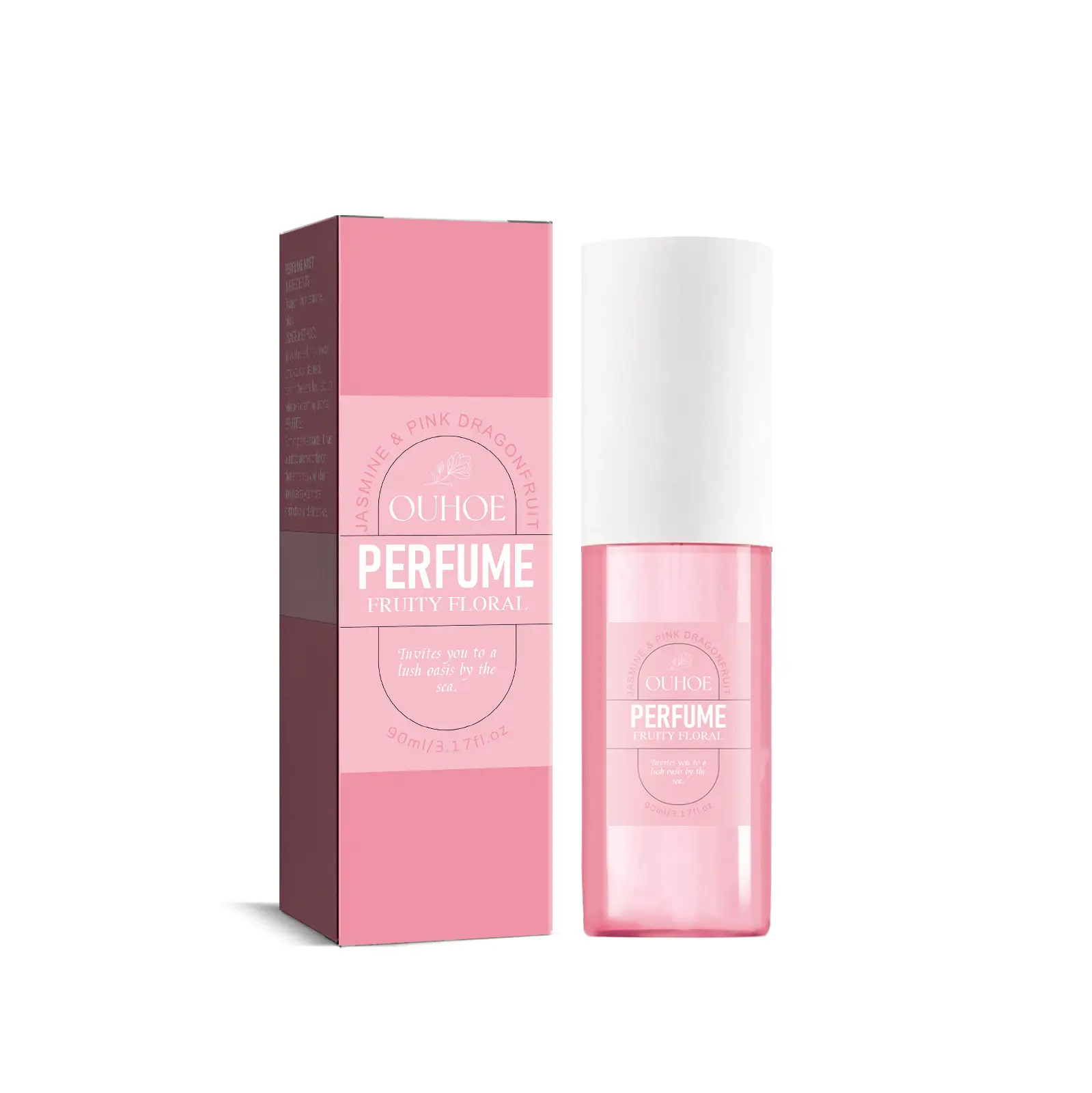 OUHOE Brazilian Perfume Women's Date Fresh, Natural, Lasting, Non Pungent Floral Perfume Body Spray