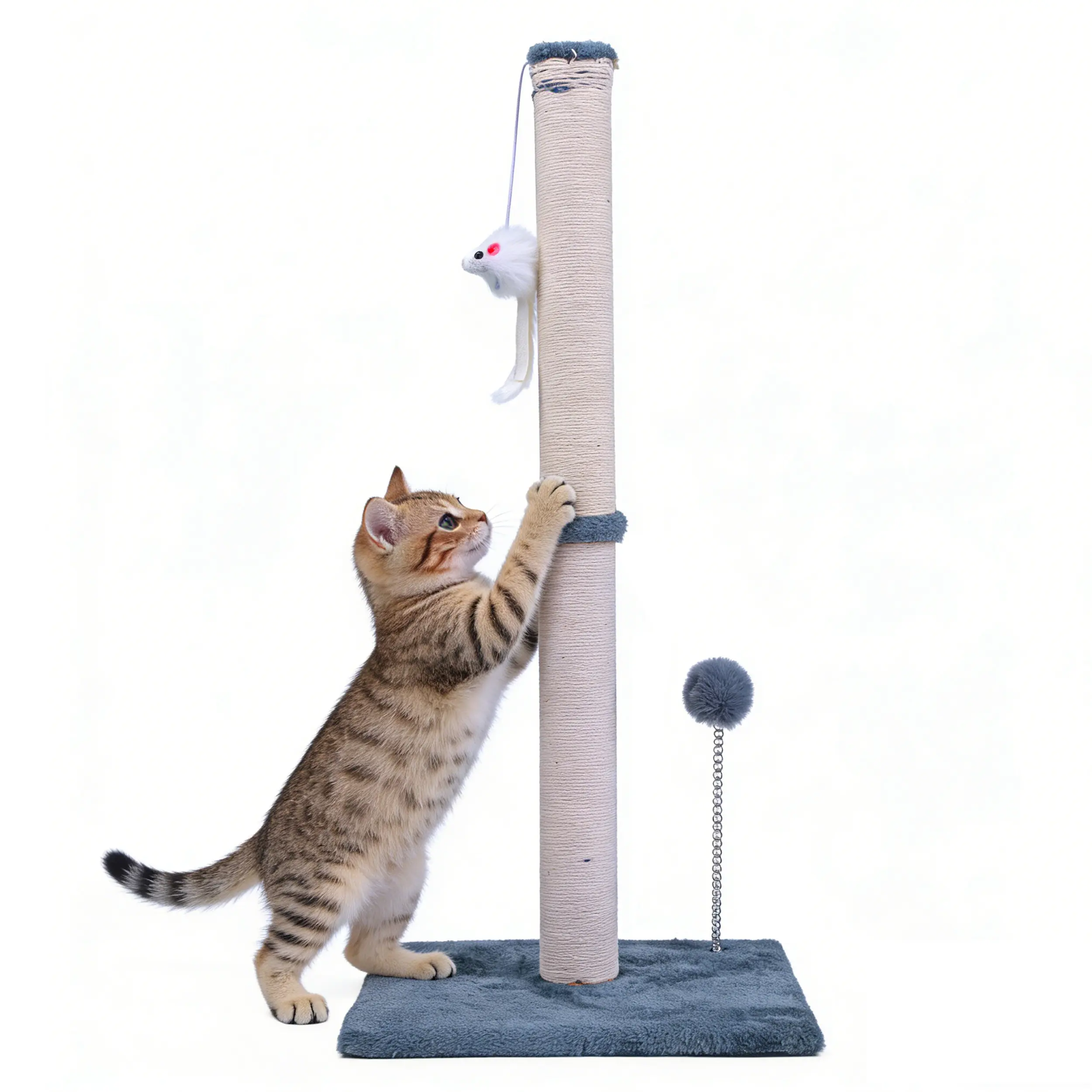 Cat Tower with Interactive Toy and Scratching Post for Cats - Perfect for Play and Relaxation sohochic