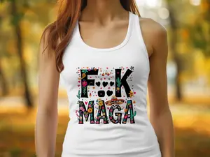 Pride Tank Top Mexican Inspired F**k MAGA Statement T-Shirt
