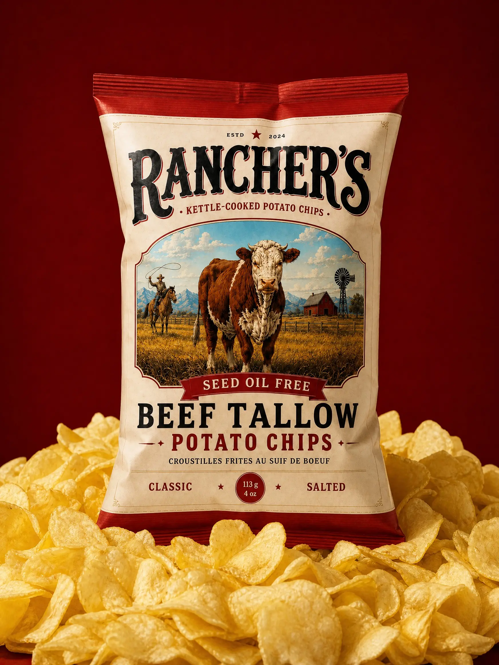 Rancher's Beef Tallow Chips