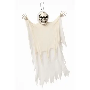 48" Spooky White Hanging Reaper Halloween Decoration