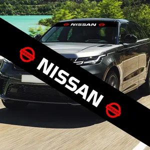 Car Windshield Sunshade Sticker, Front Window Shade Protector, Windscreen Shade Cover, Universal Fit for Nissan and Other Models, Car Accessories