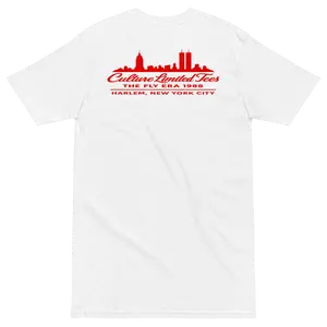 Twin Flames 88 NYC Skyline Heritage Tee (White/Red)