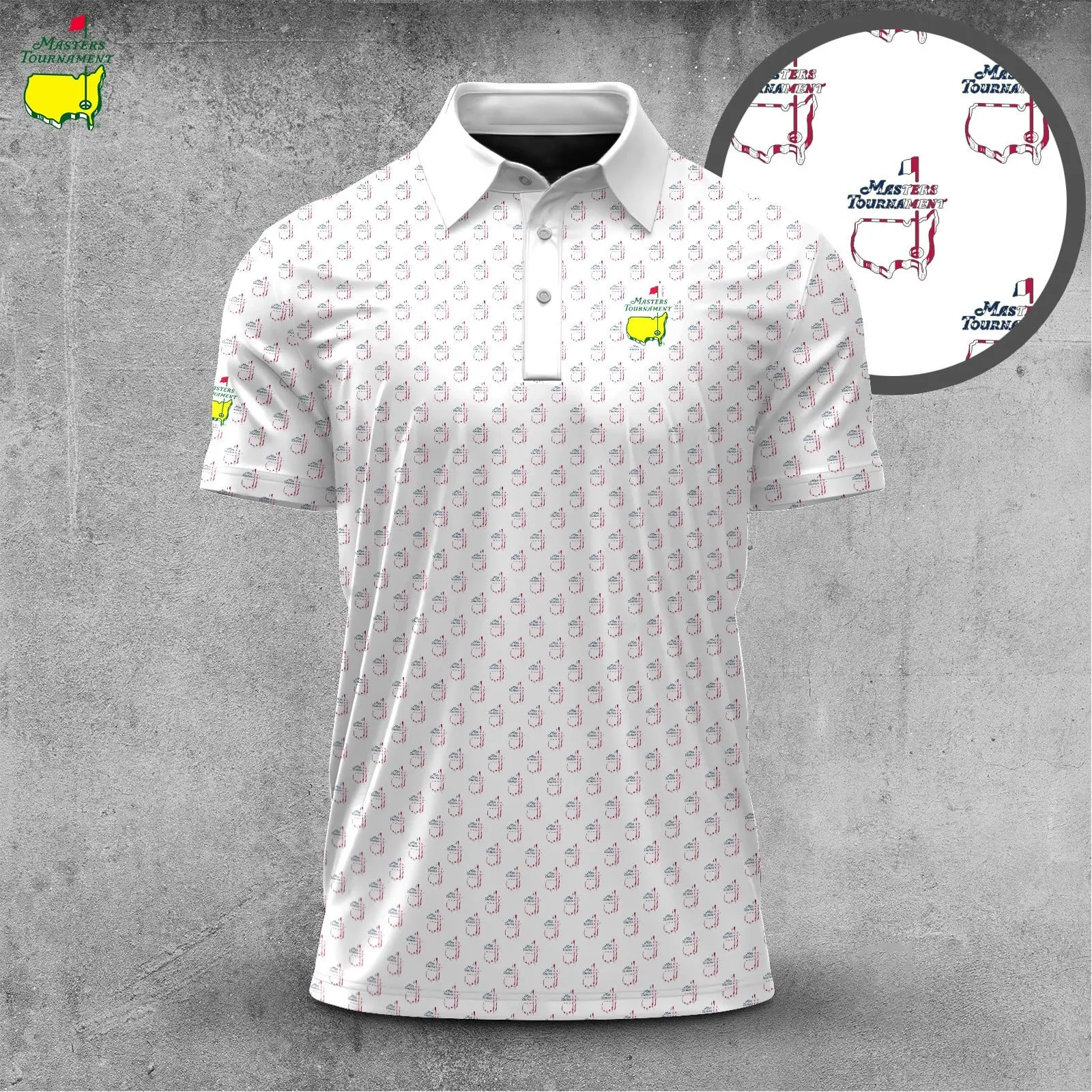 America Pattern Polo Golf Shirt Short-Sleeve Outdoor Menswear Casual Top Classic