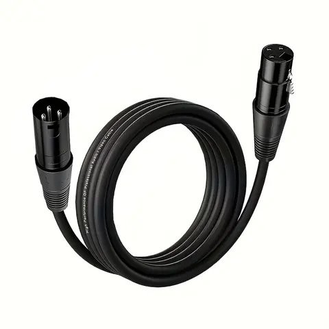 Heavy-Duty Shielded Male-Female XLR Cable - Durable Thick Wire, Sleek Design, High-Quality Wiring for Studio Recording, Live Sound; Compatible with Mixers, Mic Preamps, Speakers, Audio Gear | Father's Day Gift toolupgrade