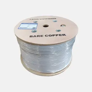 Cat6a Riser Rated Unshielded UTP Solid Bare Copper Cable 1000 Ft