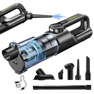 BiLOLLY Cordless Handheld Vacuum Cleaner, 20000Pa Portable Car Vacuum Cleaner with Blower & LED Light, Rechargeable Mini Vacuum for Car, Home, Pet Hair, Dust and Crumbs