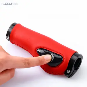 2Pcs Liquid Silicone Bike Handlebar Grips Trending Ergonomic Shock Absorption Non Slip Comfortable Soft Bike Bar Covers Durable Wear Resistant Universal Fit for Mountain Road Urban Bicycle Daily Commute Outdoor Cycling Riding Accessories