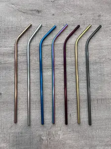 Colored Metal Straws