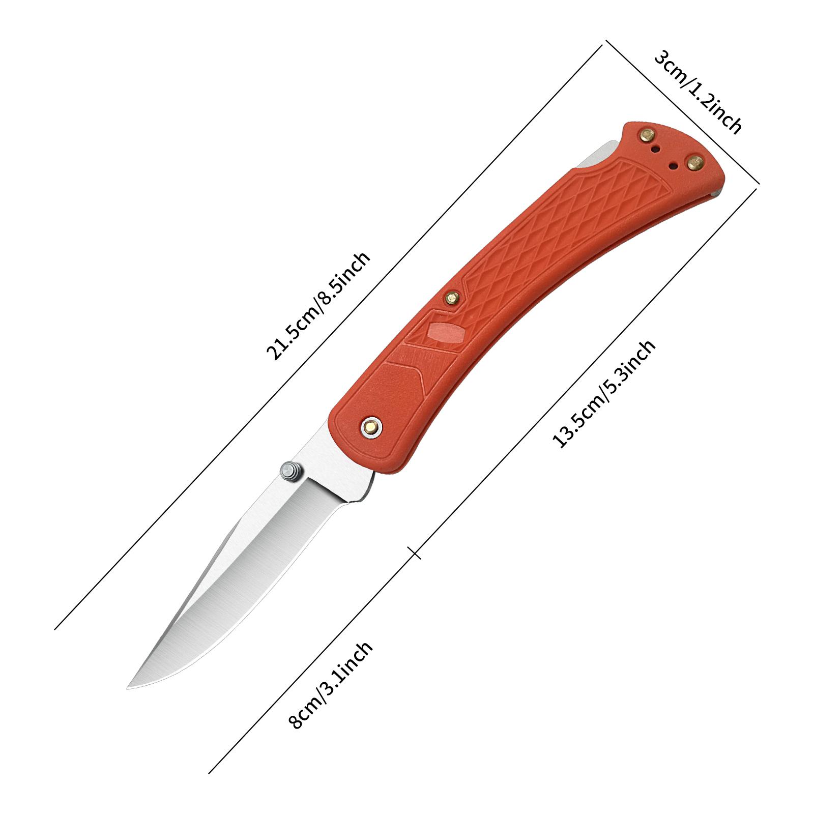 Folding Camping Hiking Knife] Folding knife, camping, hiking, pocket knife, rescue, multi-functional knife, emergency outdoor survival, portable folding knife, household fruit knife