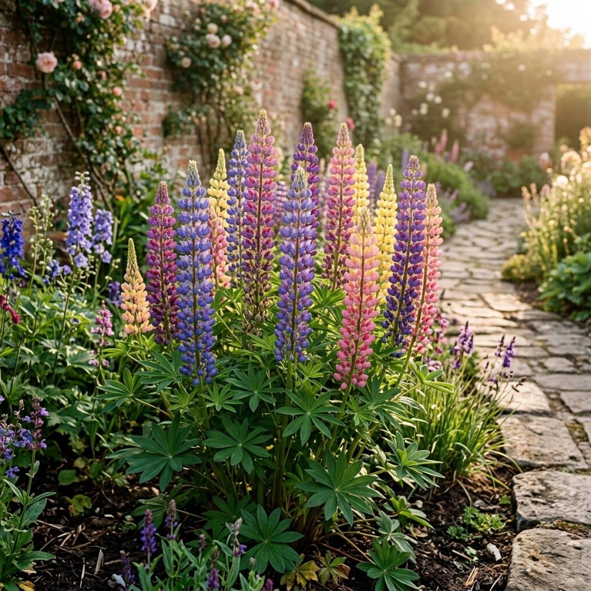 Rare Lupin Flower Seeds, Lupine Seeds for Planting, Hardy Perennial Flower Seeds for Outdoor Indoor Gardening, Attract Pollinators Beautiful Blooms Year After Year